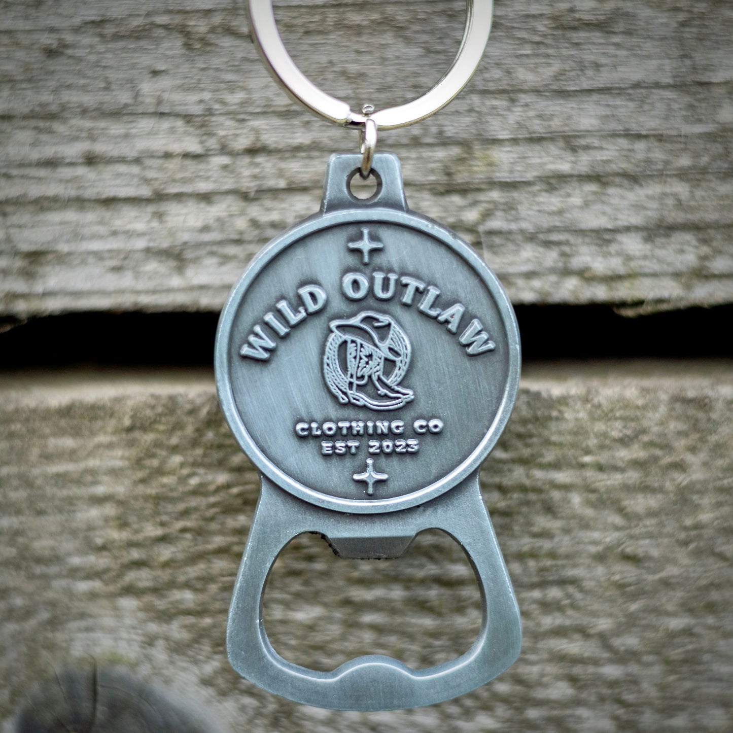 Wild Outlaw Key Ring Bottle Opener