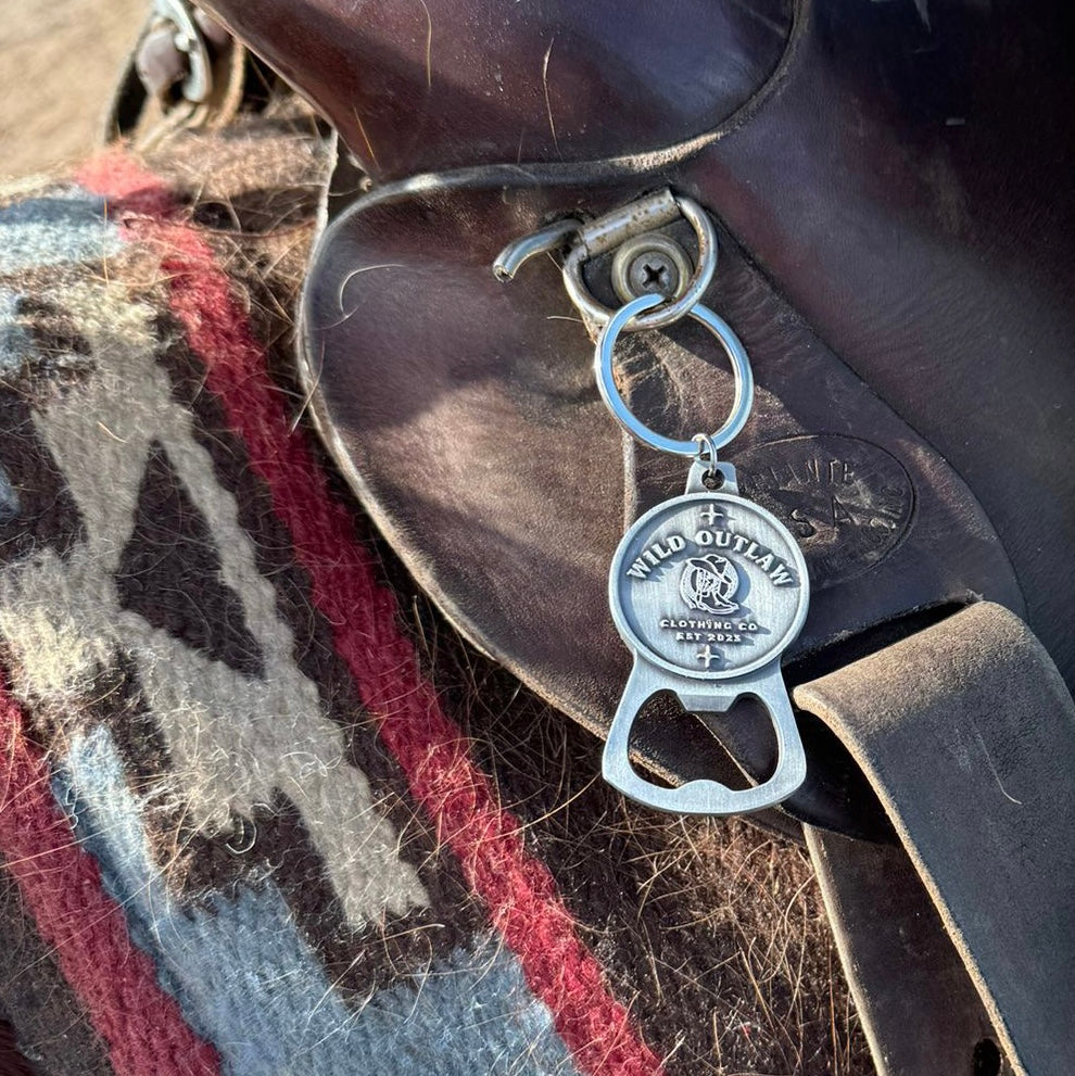 Wild Outlaw Key Ring Bottle Opener