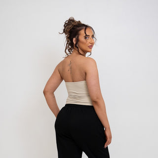 Outlaw Strapless Sculpt Top - Bare Clay