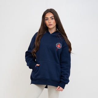Deer Hoodie - Navy