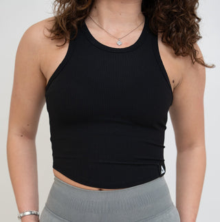 Sculpt Racer Top - Obsidian