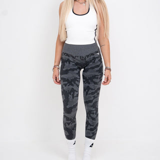 Camo Leggings  - Black