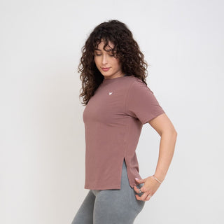 Outlaw Motion Tee - Dusky Rose