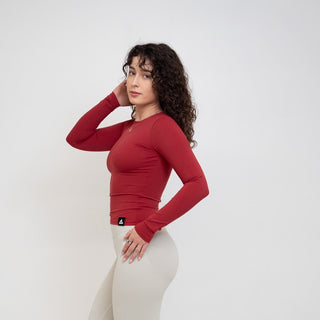 Outlaw Sculpt Long Sleeve - Red