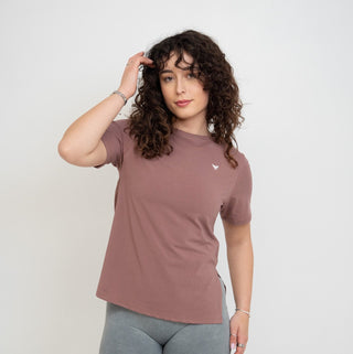 Outlaw Motion Tee - Dusky Rose