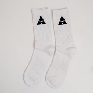 Wild Outlaw Essential Crew Socks - White