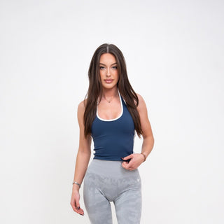 Contour Tank Top - Navy